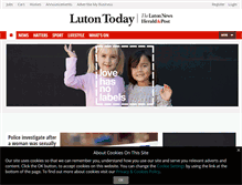 Tablet Screenshot of lutontoday.co.uk